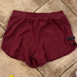 Alphalete Burgundy Athletic Shorts